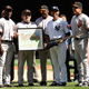 Illustration for article titled Gallery: All The Tacky Crap MLB Teams Gave Mariano Rivera This Season